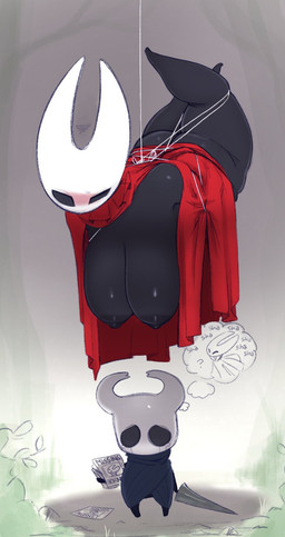 accident accidental_exposure angry annoyed anthro areola big_breasts black_body bodily_fluids bound breasts butt cape clothing crying duo female hanging_breasts huge_breasts looking_down male melee_weapon nipples paper plant poster red_cape red_clothing sad sagging_breasts simple_background string sword tears text thick_thighs thought_bubble weapon gonzalo_costa third-party_edit unyin hollow_knight_(franchise) team_cherry hornet_(hollow_knight) the_knight_(hollow_knight) arthropod insect vessel_(species) colored hi_res nonbinary_(lore) sibling_(lore)