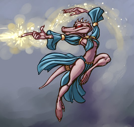 albino anthro bottomwear bracelet breasts claws clothed clothing dancer_outfit dancing female gold_(metal) gold_jewelry head_spikes jewelry non-mammal_breasts pink_body red_eyes scales silk simple_background small_breasts solo spikes spikes_(anatomy) tail teeth topwear commissar-k shannon_(bahumot) kobold lizard reptile scalie digital_media_(artwork)