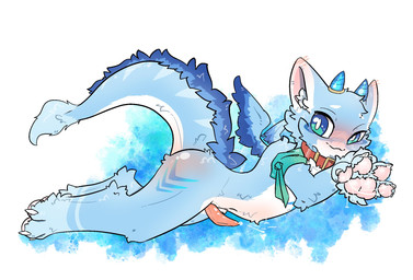 2_horns 4_fingers ambiguous_gender anthro armband biped blue_body blue_eyes blue_fur blue_horn blush bodily_fluids body_blush butt butt_blush cheek_tuft claws collar collar_only countershade_fur countershading cum cum_on_hand cum_on_paw cum_on_pawpads ear_blush erection facial_tuft fingers fur furred_wings genital_fluids genitals glistening glistening_butt glistening_eyes head_tuft horn horn_jewelry horn_ring inner_ear_fluff jewelry looking_at_viewer lying male nude pawpads paws penis pink_pawpads ring_(jewelry) side_view simple_background skinny_ambiguous skinny_anthro small_wings smile solo tail tail_tuft tapering_penis tapering_tail tuft wings gagaga_ram mythology alex_(alexreallytaken) dragon furred_dragon furred_scalie mythological_creature mythological_scalie scalie digital_drawing_(artwork) digital_media_(artwork) hi_res