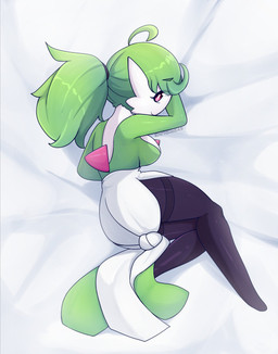 anthro female solo enrique849 nintendo pokemon ailin ailin_gardevoir gardevoir generation_3_pokemon pokemon_(species) hi_res