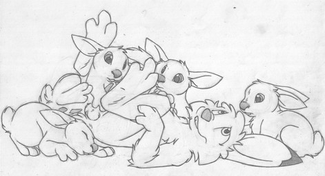 anatomically_correct anatomically_correct_genitalia anatomically_correct_penis animal_genitalia animal_penis anthro anthro_on_feral balls bestiality buckteeth erection eyes_closed feral genitals group lagomorph_penis larger_male legs_up looking_up lying male male/male male_on_feral nude on_back penis pushing sheath side_view size_difference smaller_male tapering_penis teeth young young_anthro young_male mizzyam jake_cottontail lagomorph leporid mammal rabbit absurd_res graphite_(artwork) greyscale hi_res monochrome traditional_media_(artwork)