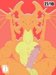 anthro balls genitals male penis solo mr.brapion mythology the_dragon_prince sol_regem dragon lizard mythological_creature mythological_scalie reptile scalie absurd_res hi_res