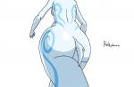 anthro butt female nude simple_background solo walk_cycle walking white_background punkydreamer league_of_legends riot_games tencent kindred_(lol) lamb_(lol) bovid caprine mammal sheep 2d_animation animated frame_by_frame short_playtime