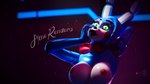 anthro big_breasts black_lips bow_tie breasts crossgender female glowing glowing_eyes green_eyes lips looking_at_viewer machine mtf_crossgender nipples red_nipples solo atherenders five_nights_at_freddy's five_nights_at_freddy's_2 scottgames toy_bonnie_(fnaf) toy_bonnie_(psychojohn2) animatronic lagomorph leporid mammal rabbit robot robot_anthro 16:9 2024 3d_(artwork) blender_(artwork) digital_media_(artwork) hi_res watermark widescreen