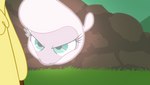 alpaca angry bovid camelid caprine chest_tuft duo feral glowing grass hi_res hitsuji mammal paprika_paca_(tfh) plant pom_(tfh) pompadour sheep smile_hd smoke surprise_attack them's_fightin'_herds tuft