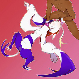 3_toes accessory alternate_color alternate_species anthro anthro_penetrated blush bodily_fluids claws clothing cum cum_in_mouth cum_inside dark_body dark_skin deep_throat duo eyeshadow face_fucking faceless_character faceless_male feet fellatio female female_focus female_penetrated fur genital_fluids genitals gloves handwear hat headgear headwear human_on_anthro human_penetrating human_penetrating_anthro interspecies irrumatio long_neck makeup male male/female multicolored_body neck_grab open_mouth oral oral_penetration penetration penile penis_in_mouth pin_accessory pin_button pokephilia purple_body purple_eyeshadow purple_fur red_background red_eyes semi-anthro sex simple_background solo_focus spread_legs spreading tail throat_swabbing toes tongue tongue_out tongue_out_fellatio vulva whiskers white_body white_fur lea_stellaria nintendo pokemon sylvie_(wups) generation_5_pokemon human mammal mienshao mustelid musteline pokemon_(species) true_musteline weasel 1:1 2025 absurd_res digital_media_(artwork) hi_res shaded