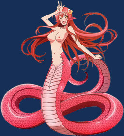 amber_eyes apode areola blush breasts female genitals hair humanoid_pointy_ears legless long_hair looking_at_viewer monster_girl_(genre) navel nipples nude one_eye_closed pink_body pink_hair pink_skin pointy_ears serpentine simple_background smile solo split_form transparent_background vulva third-party_edit monster_musume miia_(monster_musume) animal_humanoid draconcopode humanoid lamia reptile reptile_humanoid scalie scalie_humanoid snake snake_humanoid alpha_channel hi_res