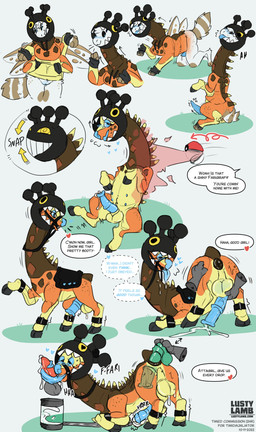 anal animal_genitalia animal_penis anthro anus bdsm blue_penis bridle clothing dialogue dildo equine_genitalia equine_penis fellatio female feral feralized ftm_transformation gender_transformation genitals good_girl hoodie long_neck long_tongue male male_penetrated nipples oral penetration penile penis penis_milking petplay pokeball pokemon_speak ponyplay puffy_anus reins roleplay saddle sex sex_toy species_transformation text tongue topwear transformation transformation_sequence transformative_clothing conditional_dnp lustylamb nintendo pokemon becquerel_(timidauxiliator) arthropod farigiraf generation_9_pokemon insect lepidopteran moth pokemon_(species) english_text hi_res