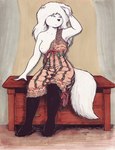 breasts cat chemise exposed_breast feline female fur hand_in_hair nightgown shep sitting solo source_request white_fur
Rating: Safe
Score: 0
User: msc
Date: March 15, 2007