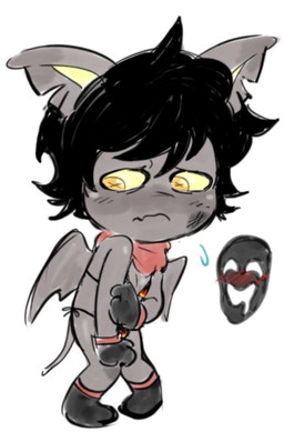 anthro bulge duo male shota simple_background white_background young young_anthro liccmyhead fractured_(roblox) roblox trent_(fractured) gargoyle
