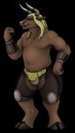 2_toes 4_fingers anthro arm_tuft armlet athletic athletic_anthro athletic_male barefoot belly belt biped black_eyes black_hooves blonde_hair bottomwear brown_body brown_bottomwear brown_clothing brown_fur brown_shorts bulge clothed clothing curved_horn feet fingers fist front_view fur fur_tuft gesture hair half-closed_eyes hooves horn leg_tuft letter long_hair looking_away male narrowed_eyes navel nipples paws shorts simple_background solo standing three-quarter_view toes topless transparent_background tuft verkele european_mythology greek_mythology mythology punchbeef_(verkele) bovid bovine mammal minotaur 2020 alpha_channel digital_drawing_(artwork) digital_media_(artwork) full-length_portrait portrait