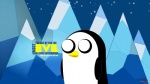 ambiguous_gender beak feral ice mountain outside solo text toony unknown_artist adventure_time cartoon_network gunter_(adventure_time) avian bird penguin english_text