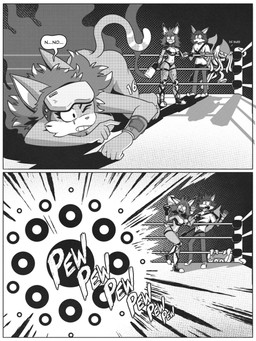 anthro ass_up butt dialogue female fighting_ring male nude public public_nudity ring surprised technology text roboticsteve ring_cats axelle_(roboticsteve) graze_(roboticsteve) radford_(roboticsteve) tobu_(roboticsteve) aquatic canid canine canis cephalopod coleoid decapodiform domestic_cat felid feline felis mammal mollusk squid wolf 3:4 comic english_text hi_res monochrome