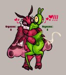 4_arms abdominal_bulge anal anal_penetration anthro bodily_fluids cum cumshot duo ejaculation female female_penetrating female_penetrating_male genital_fluids heart_eyes heart_symbol hug male male/female male_penetrated multi_arm multi_limb multiple_orgasms orgasm penetration sex sweat text hhbrother manny_(hhbrother) arthropod insect lepidopteran mantis moth hi_res sketch trans_(lore) trans_woman_(lore)