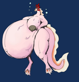 anthro areola breasts feet female gills grey_areola grey_nipples hyper hyper_pregnancy membrane_(anatomy) nipples pregnant solo toes underwater vein veiny_belly veiny_breasts water webbed_feet vwpologt amphibian aquatic axolotl deity mole_salamander salamander alpha_channel hi_res