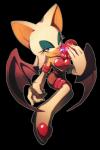 anthro blue_eyes boots breasts clothing diamond_(gem) eyeshadow female footwear fur gem gloves handwear lipstick makeup membrane_(anatomy) membranous_wings shoes solo white_body white_fur wings icen-hk sega sonic_the_hedgehog_(series) rouge_the_bat bat mammal alpha_channel