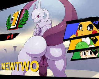 ambiguous_gender anthro backsack balls big_butt blush butt femboy genitals group half-erect humanoid_genitalia humanoid_penis looking_back male male/ambiguous male/male nude penis purple_balls purple_penis solo_focus tail text wide_hipped_anthro wide_hipped_male wide_hips sssonic2 animal_crossing mario_bros nintendo pokemon super_smash_bros. villager_(animal_crossing) generation_1_pokemon green_yoshi human legendary_pokemon mammal mewtwo pikachu pokemon_(species) rodent yoshi 2016 alternate_version_at_source crossover digital_media_(artwork)