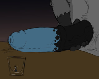 5_fingers ambiguous_gender anthro arm_tuft aroused balls barefoot barely_visible_balls barely_visible_genitalia big_balls big_penis big_vein biped black_fingers black_hands black_markings black_penis black_spots blue_bottomwear blue_clothing blue_pants blue_penis bodily_fluids bottomwear bouncing bouncing_penis brown_body brown_fur brown_hair bullying clothed clothing container countershade_torso countershading cup dripping duo extreme_size_difference faceless_anthro faceless_character faceless_male feet fingers foreskin fur fur_tuft furniture genital_fluids genital_focus genitals glass glass_container glass_cup gloves_(marking) grey_background grey_balls grey_body grey_clothing grey_countershading grey_fur grey_shirt grey_topwear grey_tuft hair half-erect hand_on_own_penis hand_on_penis heavy_penis hitting_table holding_penis huge_penis humanoid_genitalia humanoid_hands humanoid_penis hybrid_genitalia hybrid_penis inside inside_glass interspecies larger_anthro larger_male leaking_precum lifting_penis long_penis long_tail looking_at_another looking_at_another's_penis looking_at_genitalia looking_at_penis looking_up male male_focus markings medial_ring medial_ringed_humanoid_penis medial_ringed_hybrid_penis micro micro_abuse micro_ambiguous micro_anthro monotone_body monotone_fur mottled mottled_genitalia mottled_penis multicolored_body multicolored_fur nude on_table pants penis penis_drop penis_focus penis_on_table pink_tail precum precum_drip precum_stain precum_string saggy_balls scared shake shaking shaking_penis shirt short_hair side_view simple_background size_difference slap slapping_own_penis slapping_self smaller_ambiguous smaller_anthro spots spotted_genitalia spotted_penis stumble stumbling table tail tan_body tan_fur teasing thick_penis thin_tail thump thumping topwear trembling tuft two_tone_body two_tone_fur unretracted_foreskin vein veiny_penis wet wood wood_furniture wood_table worried lennox lennox_(lennox) tip_(theprettiesttip) ambiguous_species canid mammal murid murine rat rodent 2023 2d_animation 5:4 animated colored digital_drawing_(artwork) digital_media_(artwork) flat_colors frame_by_frame loop short_playtime sketch