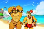 abs age_difference aged_up anthro armband armlet aroused assisted_exposure balls bandanna beach biceps big_balls big_penis bikini_thong blush bodily_fluids bracelet bulge clothed clothing clothing_pull collar cuff_(restraint) dialogue dripping duo erection erection_under_clothing exclamation_point exposed facial_hair fangs flustered foreskin genital_fluids genital_outline genital_piercing genitals goatee hair heart_eyes heart_symbol horn huge_balls huge_penis humanoid_genitalia humanoid_penis jewelry kerchief leather leather_cuffs male male/male multicolored_body muscular muscular_anthro muscular_male navel navel_piercing nipple_piercing nipple_ring nipples non-mammal_balls non-mammal_nipples oblivious open_mouth outside partial_line_speech_bubble partially_clothed pecs penis penis_piercing piercing precum precum_drip precum_through_clothing precum_through_underwear prince_albert_piercing red_hair restraints retracted_foreskin ring_piercing sand seaside shocked size_difference sky smile speech_bubble spiked_armband spiked_bracelet spikes studded_armlet studded_bracelet studded_collar studded_jewelry studded_wristband studs swimming_trunks swimwear teeth tenting text thong tongue underwear underwear_pull undressing vein veiny_penis wardrobe_malfunction water wet wet_clothing wristband conditional_dnp poppin bowser_day mario_bros nintendo bowser bowser_jr. ambient_sealife arthropod crab crustacean decapoda huckit_crab koopa malacostracan marine reptile scalie english_text hi_res father_(lore) father_and_child_(lore) father_and_son_(lore) incest_(lore) parent_(lore) parent_and_child_(lore) parent_and_son_(lore) son_(lore)