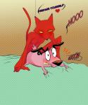 <3 anal anal_penetration blush canine cat courage courage_the_cowardly_dog dog feline gay katz male mammal muffin-mixer penetration
Rating: Explicit
Score: 4
User: Pokelova
Date: March 04, 2014