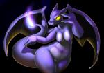 2014 abbbbbbk( alternate_color anthro anthrofied areola black_background breasts chandelure charizard claws colored_fire curvy_figure dragon elpatrixf fakemon fangs female fire flaming_tail fusion generation_1_pokemon generation_5_pokemon genitals glowing glowing_eyes hi_res hybrid looking_at_viewer membrane_(anatomy) membranous_wings mythological_creature mythological_scalie mythology navel nintendo nipples non-mammal_breasts non-mammal_nipples nude plump_labia pokemon pokemon_(species) pokemon_fusion pokemorph purple_fire purple_nipples pussy scalie simple_background slightly_chubby smile smirk solo tail teeth thick_thighs twitch_plays_pokemon voluptuous wide_hips wings