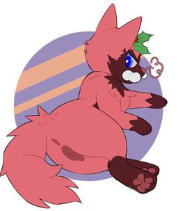 alternate_color angry animal_genitalia animal_vulva anus breath butt canine_genitalia canine_vulva feet female feral fur genitals grumpy holly_(plant) looking_at_viewer looking_back looking_back_at_viewer lying multicolored_body multicolored_fur on_side pawpads paws plant presenting presenting_hindquarters quadruped simple_background solo two_tone_body two_tone_fur vulva batruse nintendo pokemon holly_redpaw generation_3_pokemon hyena mammal pokemon_(species) poochyena absurd_res colored digital_drawing_(artwork) digital_media_(artwork) hi_res