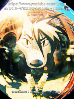 anthro arm_warmers armwear bandage barbell_piercing black_clothing black_hair black_shirt black_topwear building chain_jewelry city clothing eyebrow_piercing eyebrow_slit eyebrows facial_piercing fisheye fisheye_lens freckled_face freckles hair lens_flare looking_at_viewer male multicolored_hair outside piercing shirt solo street text topwear tuft white_hair yellow_eyes keichi_hollis youtube keichi_(keichi_hollis) canid canine canis mammal wolf 3:4 3d_(artwork) chromatic_aberration digital_media_(artwork) english_text hi_res