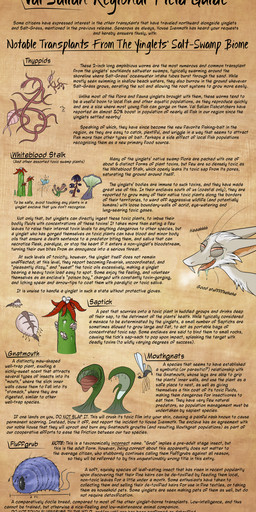 ambiguous_gender anthro bodily_fluids dialogue drooling feral flower fur grey_body grey_fur insect_wings open_mouth plant saliva shelltooth simple_background solo substance_intoxication text whiskers white_body white_fur wings valsalia out-of-placers arthropod insect mammal worm yinglet 2026 digital_media_(artwork) english_text hi_res
