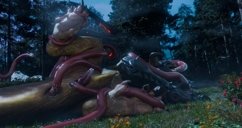 anal anal_penetration bodily_fluids cum feral feral_penetrated genital_fluids male oral oral_penetration penetration sex slit_penetration slit_play solo tentacle_in_ass tentacle_in_mouth tentacle_penetration tentacle_sex tentacles sabuthedragon doom_(series) doom_the_dark_ages id_software microsoft mythology serrat dragon mythological_creature mythological_scalie scalie 256:135 3d_(artwork) digital_media_(artwork) hi_res