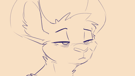 anthro big_ears bodily_fluids eyes_closed fur open_mouth simple_background tears teeth tired_eyes yawn animancer luck_(animancer) dipodid jerboa mammal rodent 2025 animated headshot_portrait hi_res monochrome portrait sepia sketch