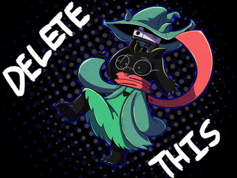ambiguous_gender barefoot biped black_body black_fur blush clothed clothing eyewear feet floppy_ears fur glasses gun handgun hat headgear headwear heart_symbol horn ranged_weapon scarf solo text tongue tongue_out weapon neloku delet_this deltarune ralsei_with_a_gun undertale_(series) ralsei bovid caprine darkner goat mammal 2018 4:3 absurd_res english_text hi_res meme reaction_image