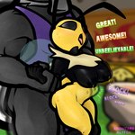 1:1 2021 5_fingers abdominal_bulge absurd_res ambiguous_penetration antennae_(anatomy) anthro anthro_focus anthro_on_anthro anthro_penetrated anthro_penetrating anthro_penetrating_anthro apron apron_only areola arm_grab arthropod bee biceps big_breasts black_body black_eyes blush bodily_fluids breasts bug_fables butt clothed clothing dark_areola dark_nipples duo empty_eyes english_text eyelashes female female_focus female_penetrated fingers fly_(animal) fry_(bug_fables) gameplay_mechanics grass grey_body hi_res hymenopteran insect insect_wings lactating large_penetration larger_anthro larger_male looking_pleasured looking_up male male/female male_penetrating male_penetrating_female moonsprout_games mostly_nude motion_blur multicolored_body muscular muscular_anthro muscular_male navel neck_tuft nipples open_mouth outside partially_clothed penetration plant portrait sex size_difference smaller_anthro smaller_female smaller_penetrated sweat text thick_thighs three-quarter_portrait tongue tongue_out tuft two_tone_body vi_(bug_fables) wings yellow_body zoquete