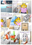 2016 anthro bed benjamin_clawhauser canid canine cheetah clothing comic digital_media_(artwork) disney duo english_text felid feline female fox fur furniture hospital hospital_gown judy_hopps lagomorph leporid lying male mammal nick_wilde on_back on_bed patient peanut.k pink_clothing pink_shirt pink_topwear purple_eyes rabbit red_fox shirt text topwear true_fox unconscious wounded zootopia