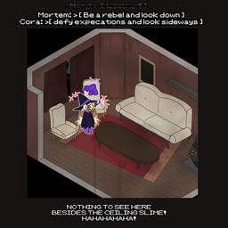 animated_webp anthro balls blush bodily_fluids clothing cross-popping_vein disembodied_penis duo eyewear female genital_fluids genitals glasses hat haunted_house headgear headwear holidays ignoring_another looking_around male male/female penis precum precum_on_hat purple_balls purple_penis purple_precum text wearing_glasses witch_costume witch_hat corruptedcryptid halloween nintendo pokemon penny_(corruptedcryptid) generation_4_pokemon lopunny pokemon_(species) 1:1 animated english_text hi_res trans_(lore) trans_woman_(lore)