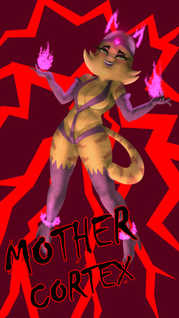 anthro armwear big_breasts brain brain_dome breasts cheek_tuft clothed clothing colored_fire elbow_gloves eyeliner facial_tuft female fire flaming_orb footwear fur gloves green_eyes green_sclera handwear high_heels lipstick looking_at_viewer magic makeup mature_anthro mature_female orange_body orange_fur organs purple_fire purple_lipstick shoes skimpy smile solo striped_body striped_fur stripes text tuft gardenminttea litterbox_comics fran_(litterbox_comics) domestic_cat felid feline felis mammal absurd_res english_text hi_res