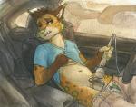 anthro arm_hair balls belly_hair biped bite biting_lip biting_own_lip bodily_fluids body_hair bottomwear bottomwear_down brown_body brown_fur car car_seat chastity_cage chastity_device chest_tuft clothed clothing clothing_lift cum cum_on_self cum_while_chaste ejaculation fur genital_fluids genitals green_nose green_spots hair hairy_legs half-erect happy_trail hitachi_magic_wand inside_car inside_vehicle lock male masturbation multicolored_body multicolored_fur navel orgasm padlock pants pants_down partially_clothed penile penile_masturbation penis pubes public public_masturbation realistic_penis_size seat self_bite sex_toy shirt shirt_lift sitting solo spots stealth_masturbation topwear toying_self tuft vehicle vibrator vibrator_on_chastity_cage vibrator_on_penis wand_vibrator sicklyhypnos sochi_(lynx) felid feline lynx mammal 2018 painting_(artwork) traditional_media_(artwork) watercolor_(artwork)