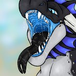 bodily_fluids feral forked_tongue horn long_tongue male mouth_shot open_mouth open_smile saliva smile solo teeth tongue tongue_out curiouskaiju mythology alym aquatic_dragon dragon marine mythological_creature mythological_scalie scalie 1:1 hi_res