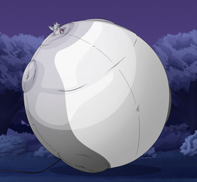 air_hose air_inflation anthro bdsm black_eyebrows black_nose deep_navel eyebrows forest grass grey_body hose hose_inflation immobile inflatable inflation male multicolored_body navel night outside plant shrub solo tree s7v8 animate_inanimate canid canine canis living_inflatable mammal wolf