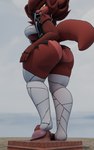 anthro big_butt butt cock_and_ball_torture feet female foot_fetish foot_on_penis foot_play footjob genital_torture genitals glans_torture glansjob machine male male/female orgasm_denial penile penis penis_torture sex stepped_on teasing teasing_with_feet thick_thighs wide_hips omananimations cryptiacurves_(modeler) fexa_(cryptiacurves) animal_humanoid animatronic canid canid_humanoid canine canine_humanoid fox fox_humanoid humanoid mammal mammal_humanoid robot robot_humanoid