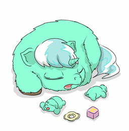 1_horn ambiguous_feral ambiguous_gender blue_hair blue_tail eyes_closed feral fur group hair hooves horn lying multicolored_hair neonate on_front open_mouth pacifier simple_background size_difference sleeping tail teal_body teal_fur teeth toy_block trio two_tone_hair two_tone_tail white_background white_hair white_tail young young_ambiguous young_feral carpdime fluffy_pony friendship_is_magic hasbro my_little_pony mythology lyra_heartstrings_(mlp) equid equine fluffy_pony_(species) mammal mythological_creature mythological_equine unicorn digital_media_(artwork) shaded