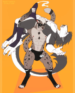 abs anthro aroused aroused_by_another aroused_face aroused_male aroused_smile barazoku biceps big_bulge big_muscles big_pecs black_briefs black_clothing black_mask black_underwear bodily_fluids body_hair briefs brown_body brown_fur bulge bulge_fondling bulge_grab carrying_another carrying_partner chest_hair chest_tuft claws clenched_teeth clothing competition crotch_fondling crotch_grab cum cum_from_penis cum_in_clothing cum_in_underwear cum_spurt cum_through_clothing cum_through_underwear cumshot defeat defeat_sex defeated detailed_bulge dominant dominant_anthro dominant_male domination/submission duo ejaculation erection erection_under_clothing erection_under_underwear fur genital_fluids genital_outline grappling grey_body grey_fur grin grope groping_crotch hand_on_bulge handjob handjob_through_clothing holding_bulge holding_crotch holding_erection looking_pleasured lucha_libre_mask luchador male male/male manhandling manly markings mask masked_male mohawk muscular muscular_anthro muscular_arms muscular_male muscular_thighs nipples orange_background orgasm orgasm_face pecs penile penis_outline purple_clothing purple_speedo purple_swimwear purple_underwear roughhousing rubbing_bulge rubbing_crotch secretly_loves_it sex sexual_competition sexual_fight simple_background smile smirk smug smug_expression smug_eyes smug_face smug_grin speedo sports_mask sportswear spots spotted_body spotted_fur spotted_markings spotted_tail squeezing_bulge standing submissive submissive_anthro submissive_male swimwear tail tail_markings taunting taunting_partner teasing teasing_partner teeth tenting thick_arms thick_thighs tough_guy tuft underwear wearing_mask wet wet_clothing wet_underwear white_body white_fur wrestler wrestler_costume wrestlers wrestling wrestling_briefs wrestling_clothing wrestling_mask wrestling_match wrestling_outfit rustymiko ty_(tybern) cheetah felid feline hybrid mammal pantherine sergal snow_leopard hi_res