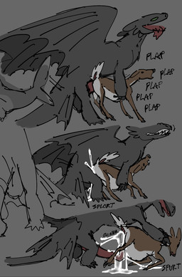 ambiguous_penetration animal_genitalia animal_penis balls balls_deep big_balls big_penis bodily_fluids cum cum_drip cum_inflation cum_inside cumshot dripping duo ejaculation equine_genitalia equine_penis female feral feral_on_feral forced from_behind_position genital_fluids genitals inflation interspecies larger_male looking_pleasured male male/female penetration penis pull_out rape scut_tail sex short_tail size_difference smaller_female smaller_penetrated sound_effects tail text sspeckledeggs dreamworks european_mythology how_to_train_your_dragon mythology toothless deer dragon fury_(httyd) mammal mythological_creature mythological_scalie night_fury scalie western_dragon hi_res