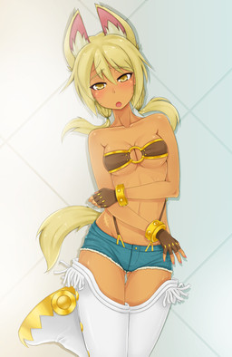 animal_ears bikini blonde_hair blush breasts canine cleavage clothed clothing female gloves hair human hybrid legwear liru looking_at_viewer lying mammal navel open_mouth pigtails renkin_3-kyuu_magical?_pokahn scar shorts solo swimsuit unknown_artist were werewolf wolf_ears yellow_eyes
Rating: Safe
Score: 27
User: NekoBot
Date: December 09, 2014 animal_ears bikini blonde_hair blush breasts canine cleavage clothed clothing female gloves hair human hybrid legwear liru looking_at_viewer lying mammal navel open_mouth pigtails renkin_3-kyuu_magical?_pokahn scar shorts solo swimsuit unknown_artist were werewolf wolf_ears yellow_eyes
Rating: Safe
Score: 27
User: NekoBot
Date: December 09, 2014