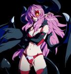 absurd_res black_background breasts cleavage clothed clothing crossed_arms demon demon_horns demon_wings eyewear female glasses glowing glowing_eyes hair hi_res horn long_hair navel original panties pink_hair plain_background pointy_ears red_panties scarf simple_background solo spade_tail succubus tetsuwan underwear underwear_only wings yellow_eyes
Rating: Safe
Score: 3
User: AnacondaRifle
Date: March 16, 2014