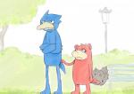 angry anthro avian barefoot bench bite bush crossed_arms gem golduck grass jewel lamp male mordecai nintendo nude parody pokémon regular_show rigby sad slowbro slugsdog three_toes tree video_games
Rating: Safe
Score: 0
User: FatherOfGray
Date: April 23, 2014