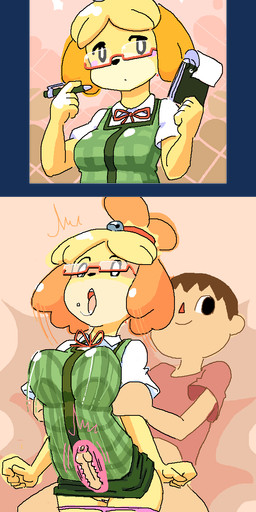 2013 animal_crossing anthro canine clothing dog duo eyewear female from_behind glasses human internal isabelle_(animal_crossing) male male/female mammal minus8 nintendo open_mouth panties panties_down penetration penis pussy sex underwear vaginal vaginal_penetration video_games villager_(animal_crossing)
Rating: Explicit
Score: 17
User: chtkghk
Date: July 13, 2013 2013 animal_crossing anthro canine clothing dog duo eyewear female from_behind glasses human internal isabelle_(animal_crossing) male male/female mammal minus8 nintendo open_mouth panties panties_down penetration penis pussy sex underwear vaginal vaginal_penetration video_games villager_(animal_crossing)
Rating: Explicit
Score: 17
User: chtkghk
Date: July 13, 2013