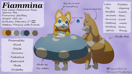 anthro big_breasts big_ears breasts clothed clothing female huge_breasts hyper hyper_breasts loli nude oppai_loli solo text young young_anthro copycatthemarten fiammina_(copycatthemarten) canid canine fox mammal 3d_(artwork) absurd_res blender_(artwork) digital_media_(artwork) english_text hi_res model_sheet