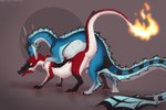 anthro anthro_on_anthro anthro_penetrated anthro_penetrating anthro_penetrating_anthro arm_markings barely_visible_pawpads bent_legs bite black_body black_fur black_markings black_stripes blue_body bodily_fluids cheek_frill circle_background claws copyright_symbol countershade_face countershade_neck countershade_tail countershade_torso countershading cum cum_from_vagina cum_in_vagina cum_inside curved_tail dorsal_frill duo ear_markings eyes_closed female female_feral female_penetrated feral fire flaming_tail frill_(anatomy) from_behind_position fur genital_fluids geometric_background gloves_(marking) grey_background head_horn horn leg_frill leg_markings long_tail male male/female male_feral male_penetrating male_penetrating_female markings mounting multi_horn neck_bite neck_markings neck_tuft open_mouth penetration penile penile_penetration penis_in_vagina pointy_ears raised_tail red_body red_claws red_fur rounded_back scales sex shadow shoulder_markings simple_background socks_(marking) standing striped_markings striped_tail stripes symbol tail tail_frill tail_markings text toe_claws tuft vaginal vaginal_penetration ventral_scales whit_countershading white_body white_fur white_markings lunalei mythology meru_(endermoonfur) phyress_(character) dragon furred_dragon furred_scalie mythological_creature mythological_scalie scalie wingless_dragon 2021 artist_name digital_media_(artwork) shaded soft_shading url