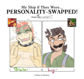 2_horns 4_fingers anthro big_nose black_collar black_eyebrows black_facial_hair black_mustache blush bodily_fluids bracelet brown_hair button_(fastener) claws clenched_teeth clothed clothed_human clothed_male clothing collar duo eyebrows eyes_closed facial_hair fangs finger_claws fingers green_clothing green_hat green_headwear green_shirt green_topwear grey_clothing grey_overalls grumpy hair hat headgear headwear horn jewelry king lidded_eyes light male male/male medium_hair multicolored_body multicolored_scales mustache nervous nervous_smile nervous_sweat open_mouth open_smile orange_eyebrows orange_hair overalls personality_change pink_tongue pupils royalty scales shell shirt short_hair shy simple_background smile spiked_collar spiked_shell spikes spikes_(anatomy) sweat tan_body tan_horn tan_scales tan_shell teeth text thick_eyebrows tongue topwear username white_bracelet white_claws white_pupils white_spikes yellow_body yellow_scales feeniroir mario_bros nintendo bowser luigi human koopa mammal scalie 2025 artist_name character_name colored digital_drawing_(artwork) digital_media_(artwork) english_text hi_res lighting meme reference_image