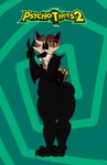 9:14 absurd_res anthro bat big_butt black_claws butt claws double_fine_productions feet gesture hand_gesture hi_res male mammal megabat parody psychonauts solo spanklet spanklet_chocoa v_sign wings
